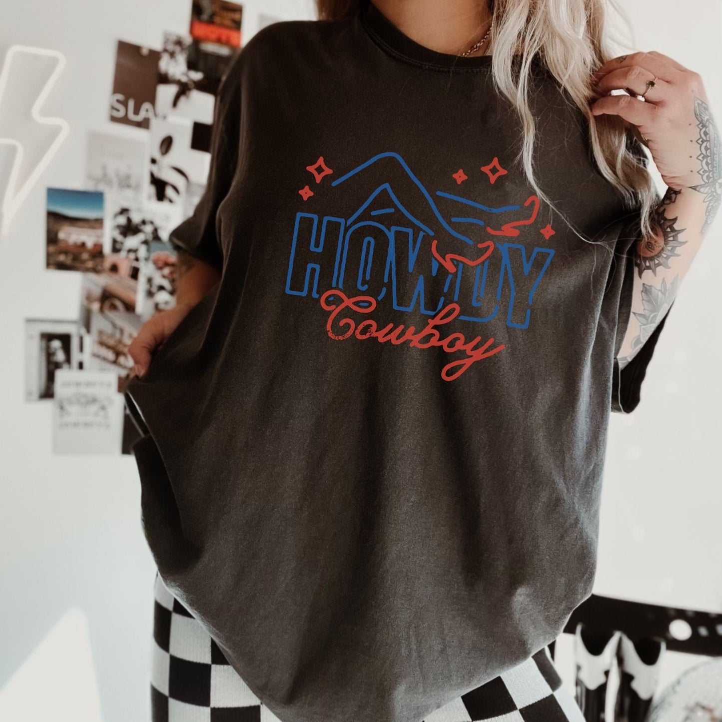 country girl,country shirt,cowgirl aesthetic,cowgirl shirt,cowgirl tee,oversized tee,western outfit,western shirt