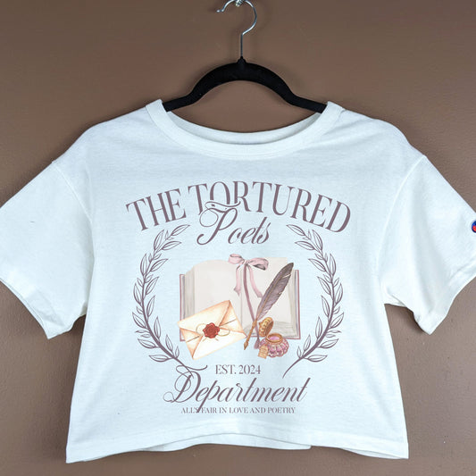 Tortured Poet | Cropped Tee - Coco & Rho