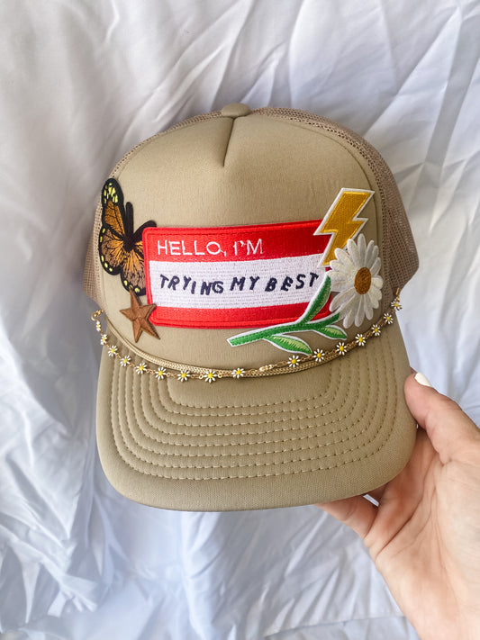 Hello, I’m Trying My Best - Trucker Hat - Coco & Rho
