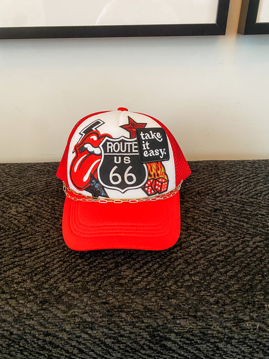 Route 66, Take It Easy - Trucker Hat - Coco & Rho