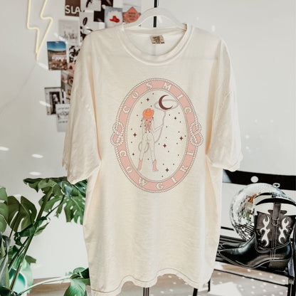 Cosmic Cowgirl | Comfort Tee - Coco & Rho