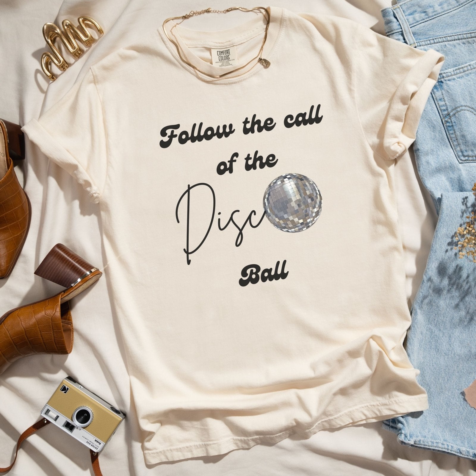 Follow The Call Of The Disco Ball | Comfort Tee - Coco & Rho