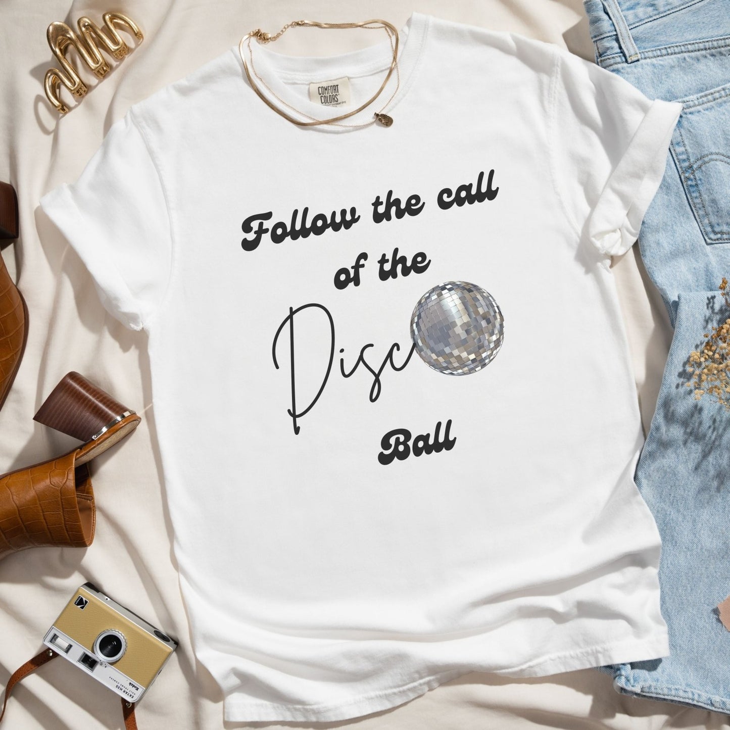 Follow The Call Of The Disco Ball | Comfort Tee - Coco & Rho