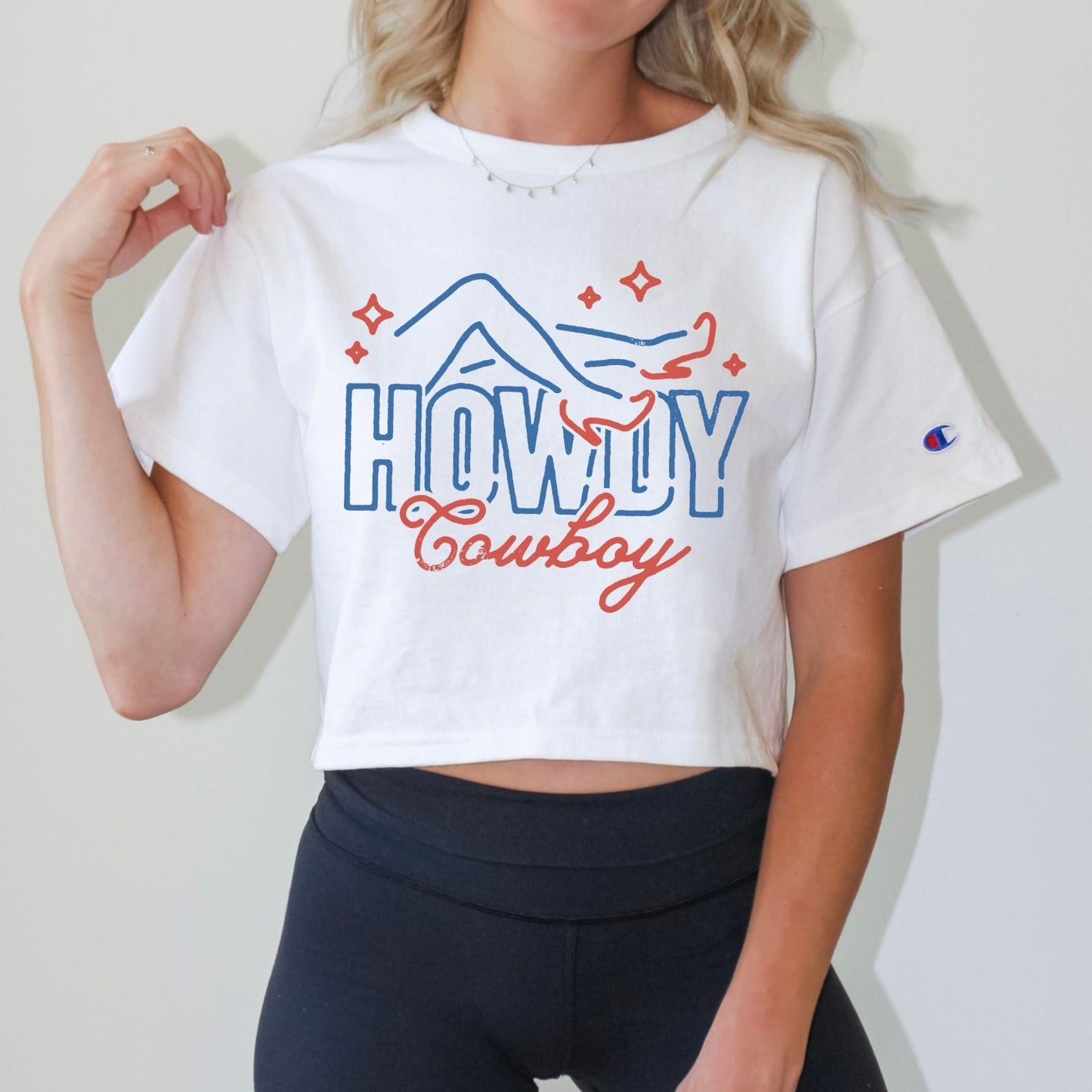 Howdy Cowboy | Cropped Tee - Coco & Rho