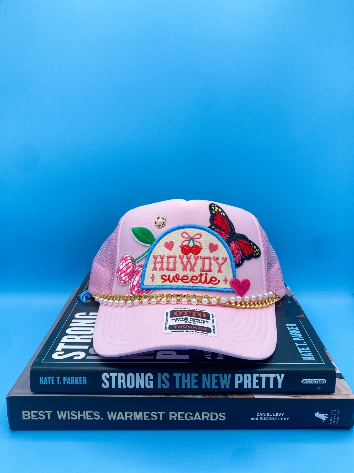 Howdy Sweetie Disco Light Pink- Trucker Hat