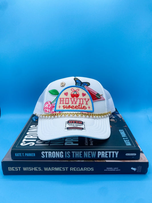 Howdy Sweetie Disco white- Trucker Hat