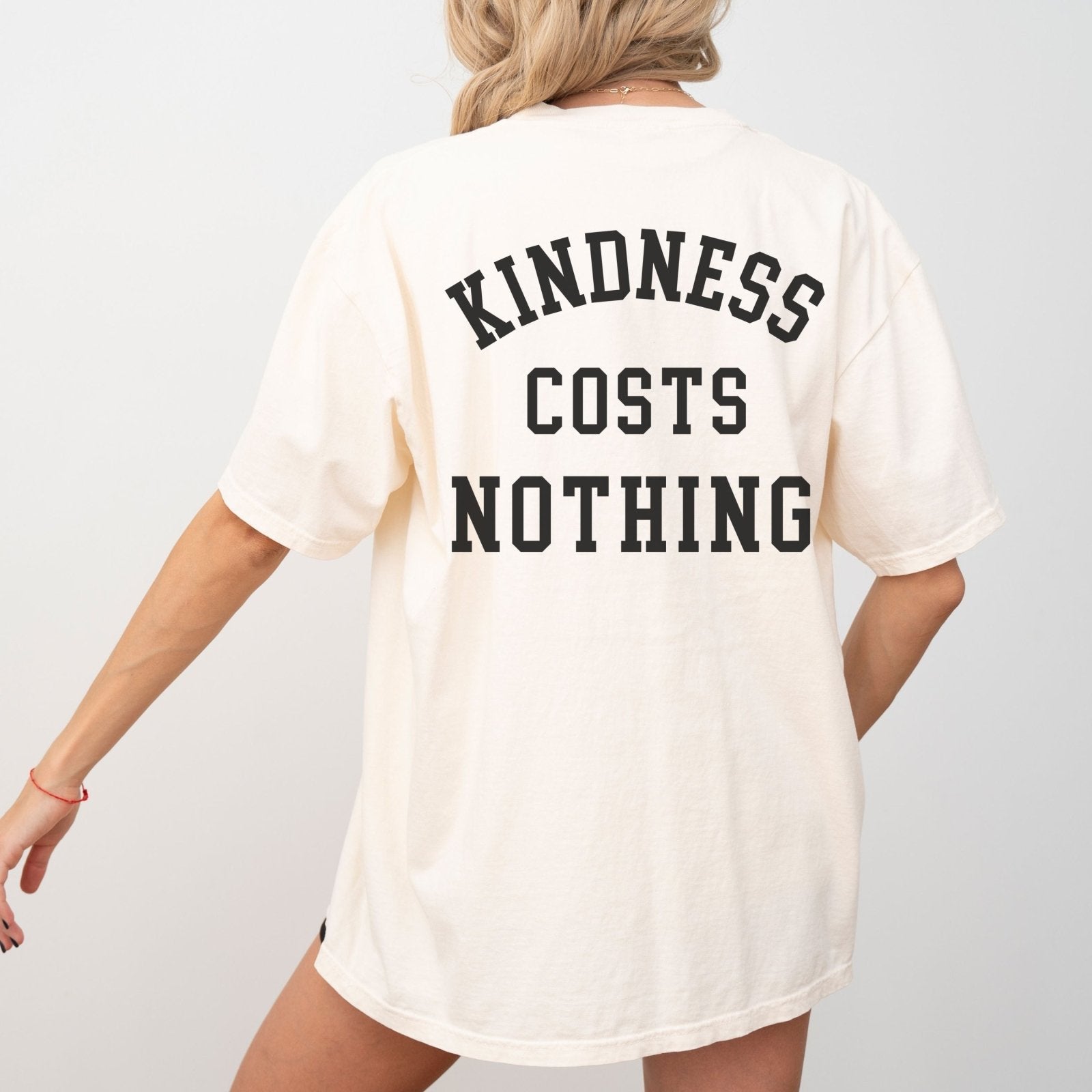 Kindness Costs Nothing Front & Back | Comfort Tee - Coco & Rho