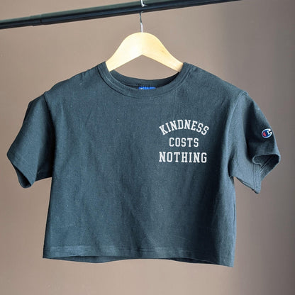 Kindness Costs Nothing Pocket | Cropped Tee - Coco & Rho