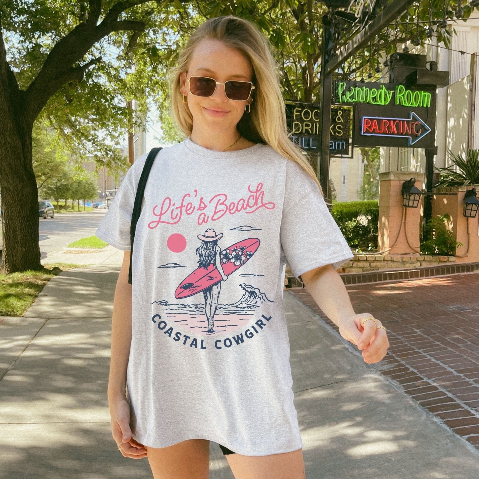 Life's A Beach, Coastal Cowgirl Tee - Coco & Rho