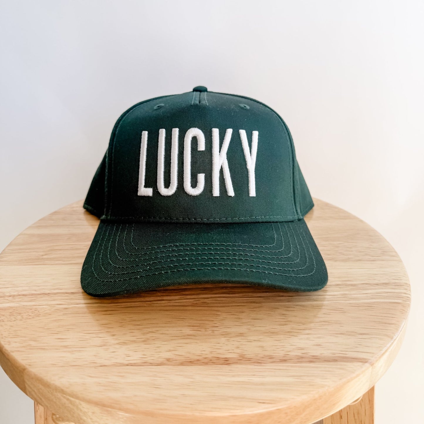 Lucky - Trucker Hat Dark Green