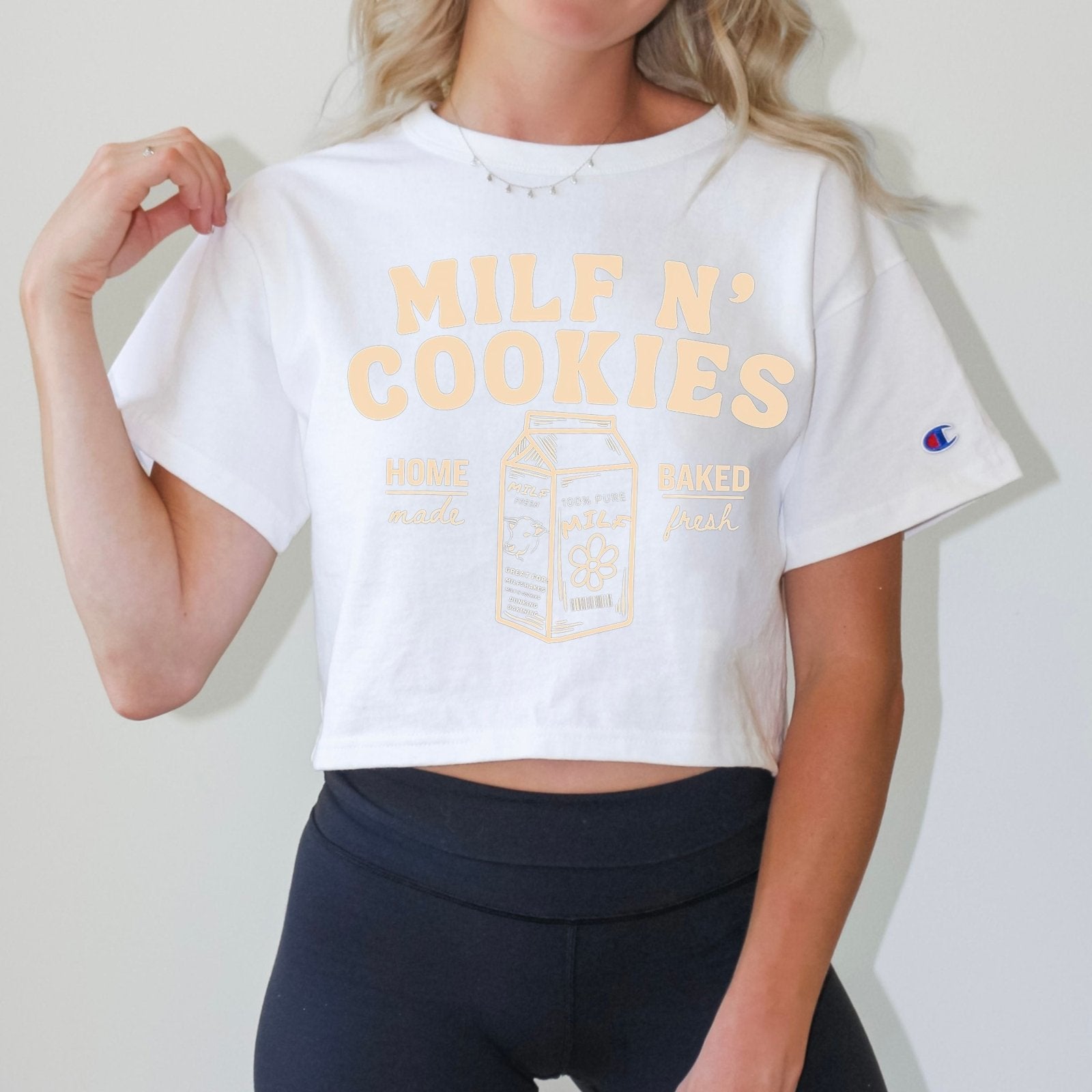 Milf N Cookies | Cropped Tee - Coco & Rho