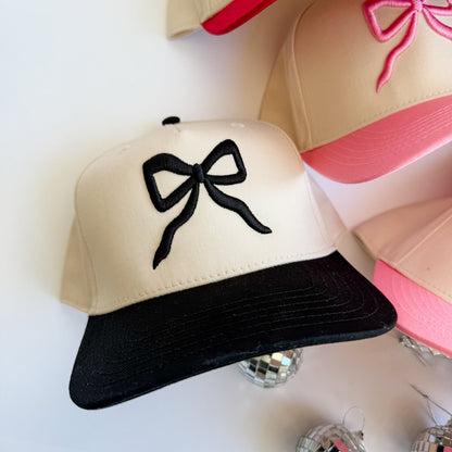 Puff Bow- Trucker Hat