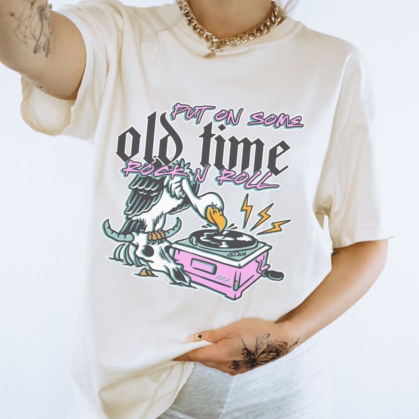 Put On Some Old Time Rock n Roll | Comfort Tee - Coco & Rho