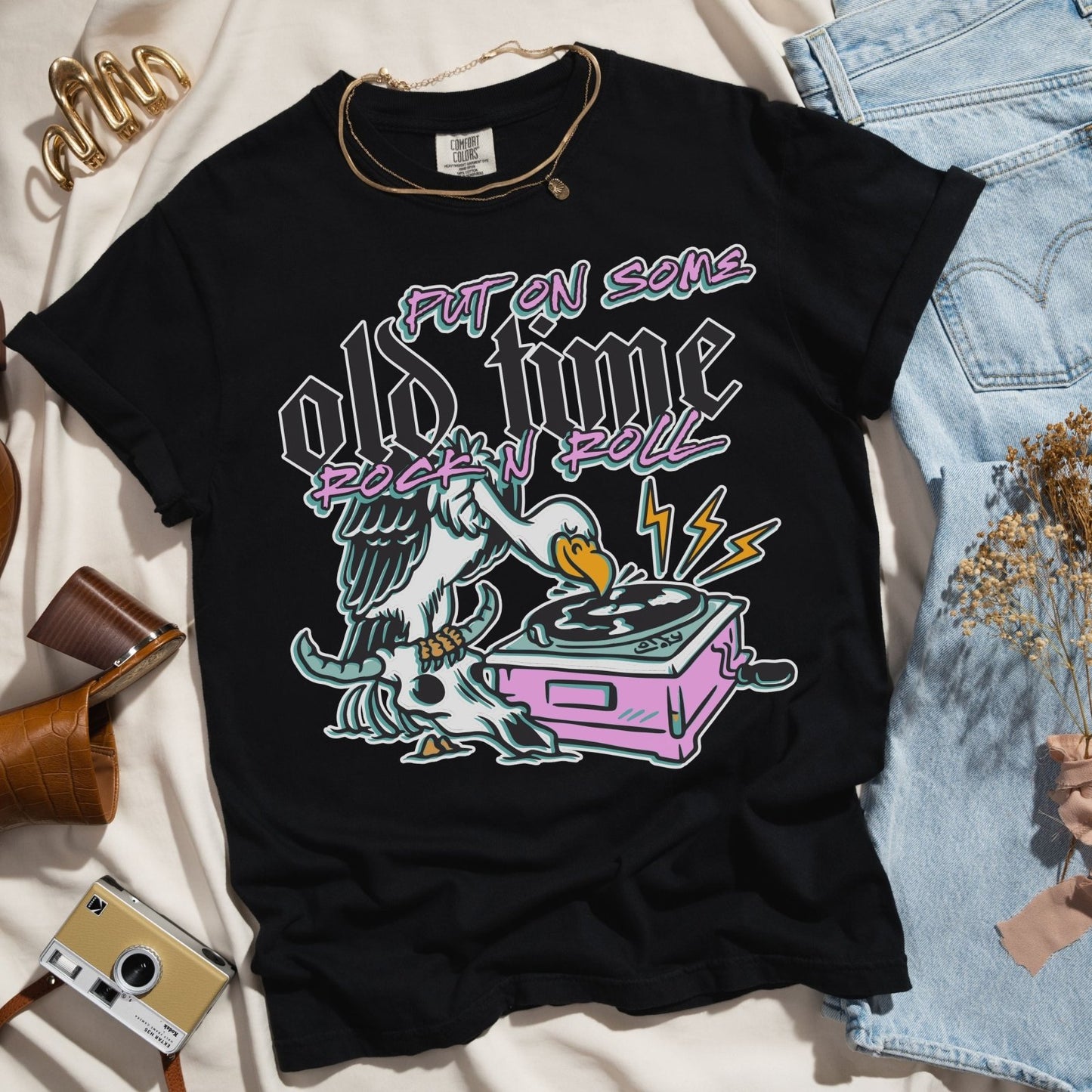 Put On Some Old Time Rock n Roll | Comfort Tee - Coco & Rho