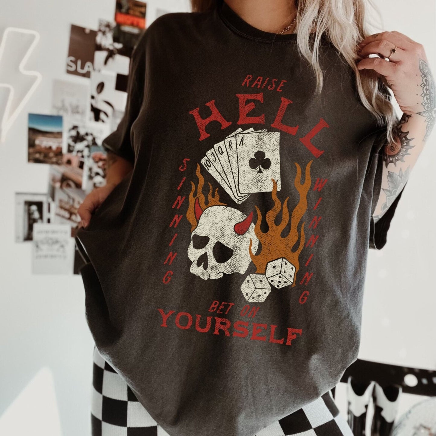 Raise Hell, Bet On Yourself | Comfort Tee - Coco & Rho