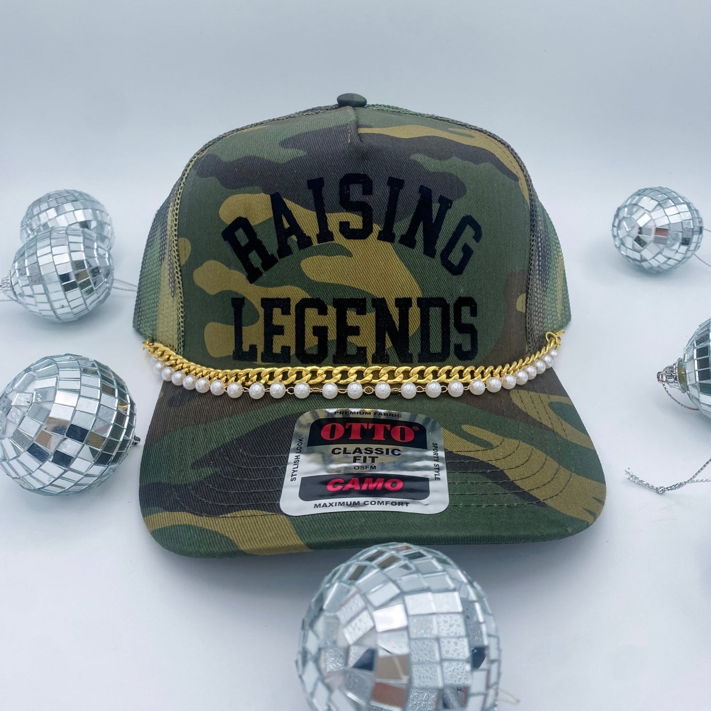 Raising Legends Camo- Trucker Hat