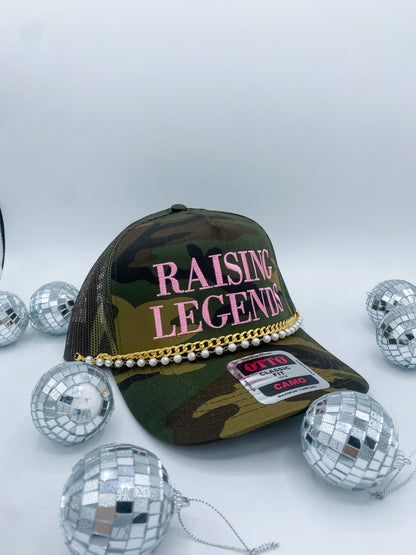 Raising Legends Pink Camo - Trucker Hat