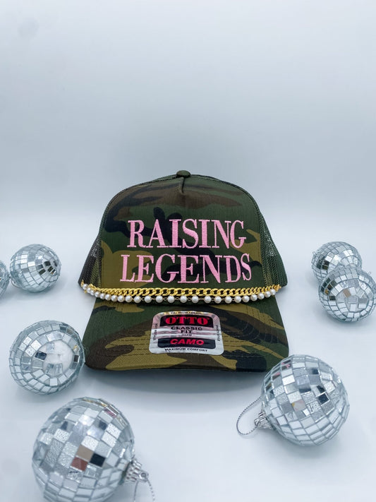 Raising Legends Pink Camo - Trucker Hat