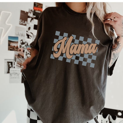 Retro Blue Mama | Comfort Tee - Coco & Rho