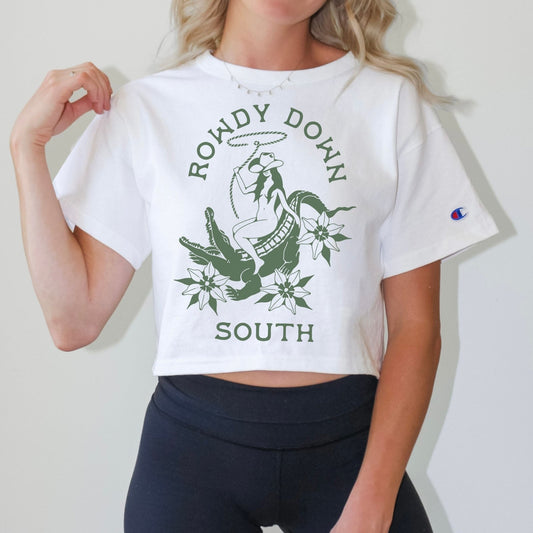 Rowdy Down South | Cropped Tee - Coco & Rho