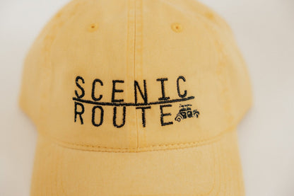 Scenic Route – Yellow Road Trip Dad Hat