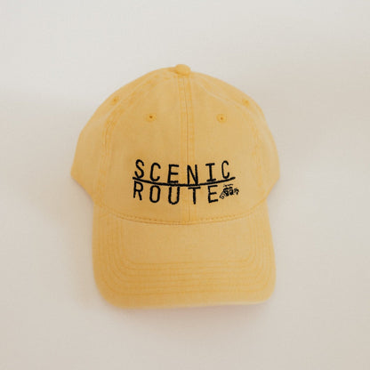 Scenic Route – Yellow Road Trip Dad Hat