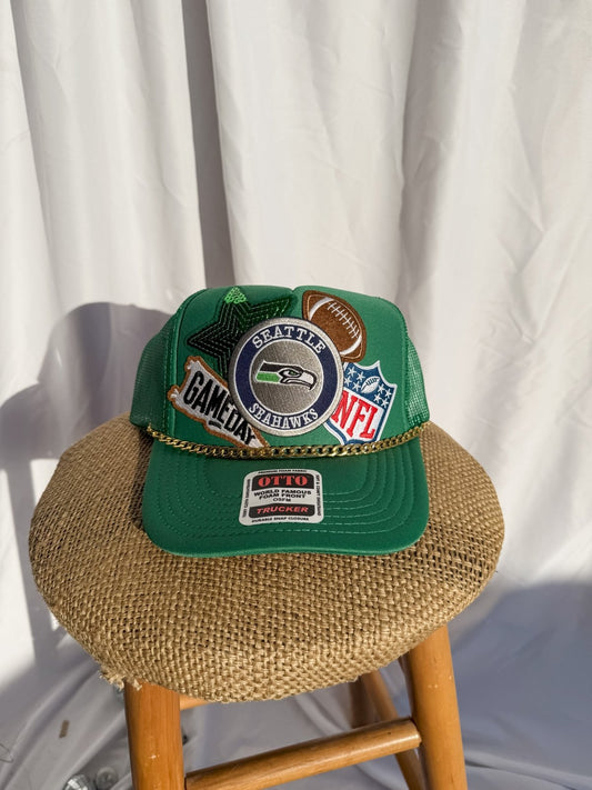 Seattle Seahawks V2- Trucker Hat