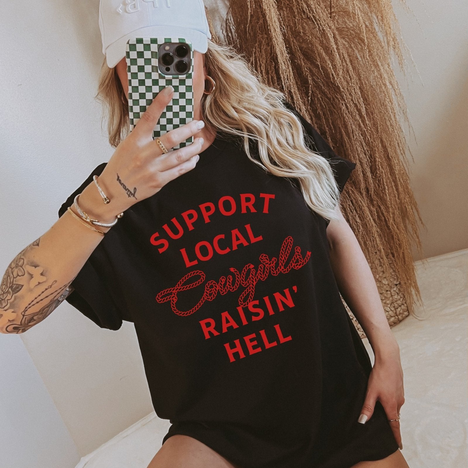 Support Your Local Cowgirls Tee - Coco & Rho