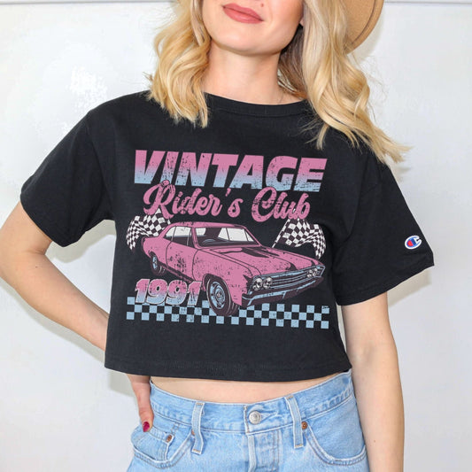 Vintage Riders Club | Cropped Tee - Coco & Rho