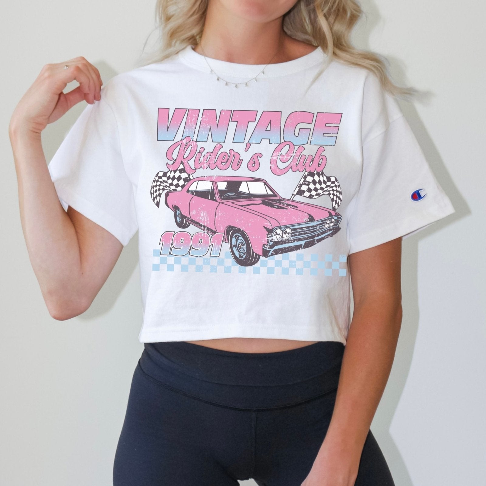 Vintage Riders Club | Cropped Tee - Coco & Rho