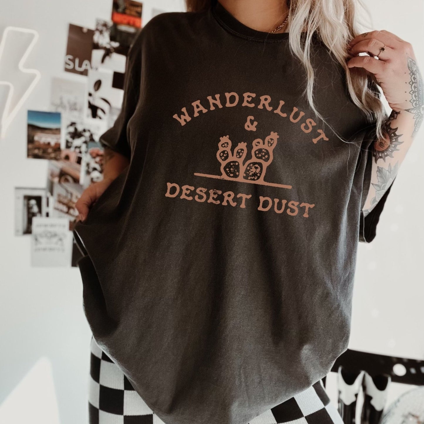 Wanderlust & Desert Dust Comfort Tee - Coco & Rho