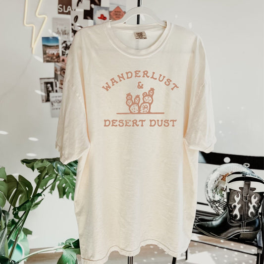 Wanderlust & Desert Dust Comfort Tee - Coco & Rho