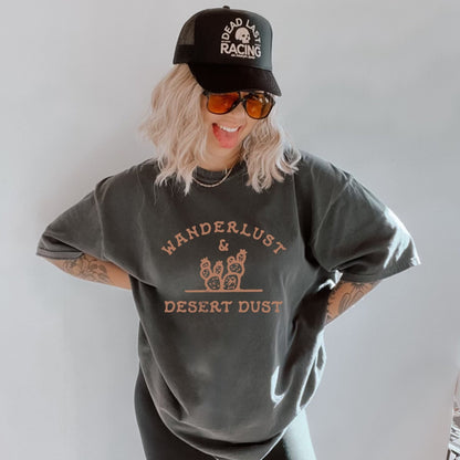 Wanderlust & Desert Dust Comfort Tee - Coco & Rho