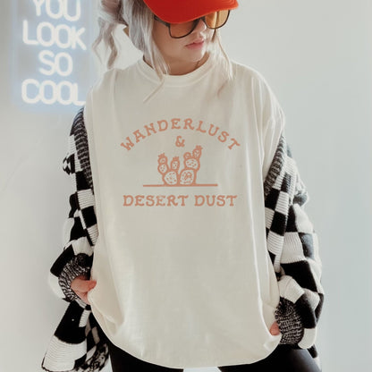 Wanderlust & Desert Dust Comfort Tee - Coco & Rho